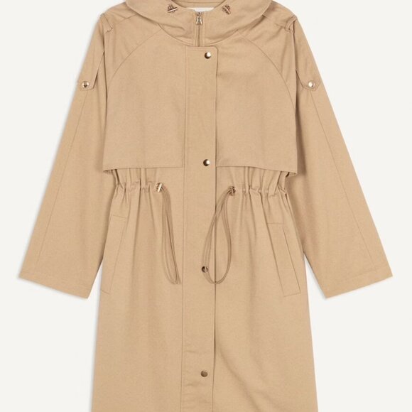 BA&SH Ted Trench coat size 0 NWT - Picture 2 of 7